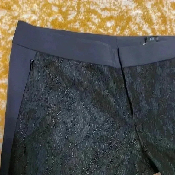 Club Monaco Gabriella lace black pants 2 NWT - Picture 2 of 5